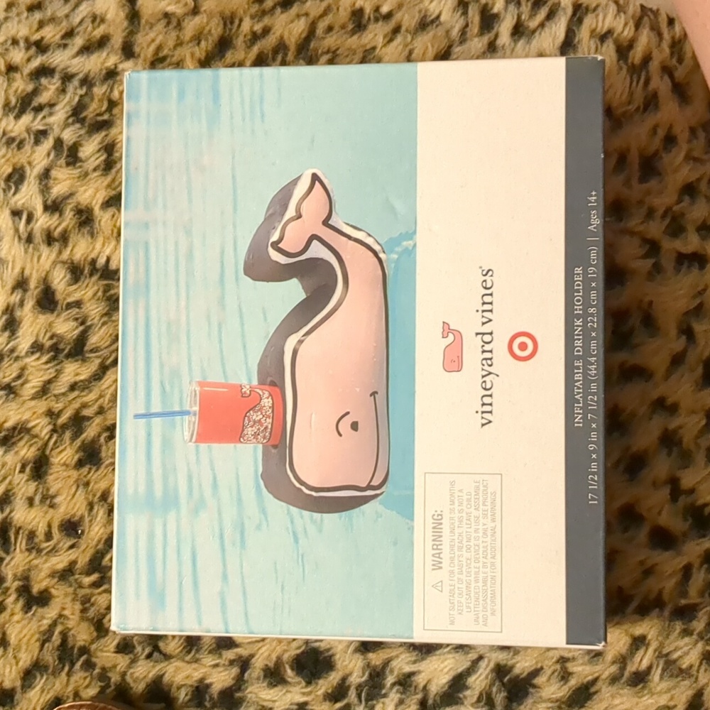 Vineyard Vines Inflatable Drink Holder NIP